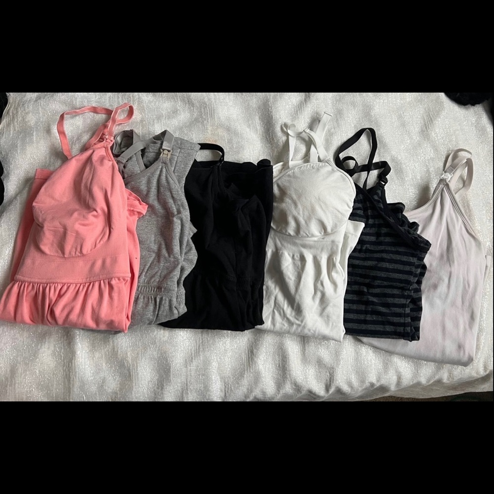 Maternity and nursing tanks